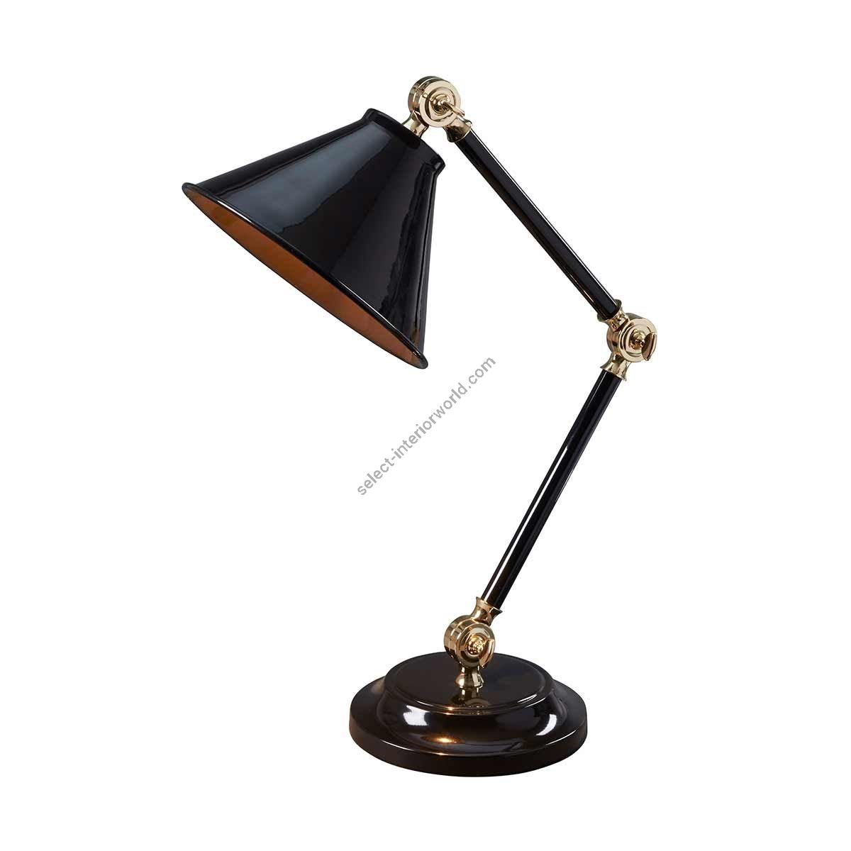 Elstead Lighting / Desk Lamps / Provence Element 1 Mini Black & Polished Brass