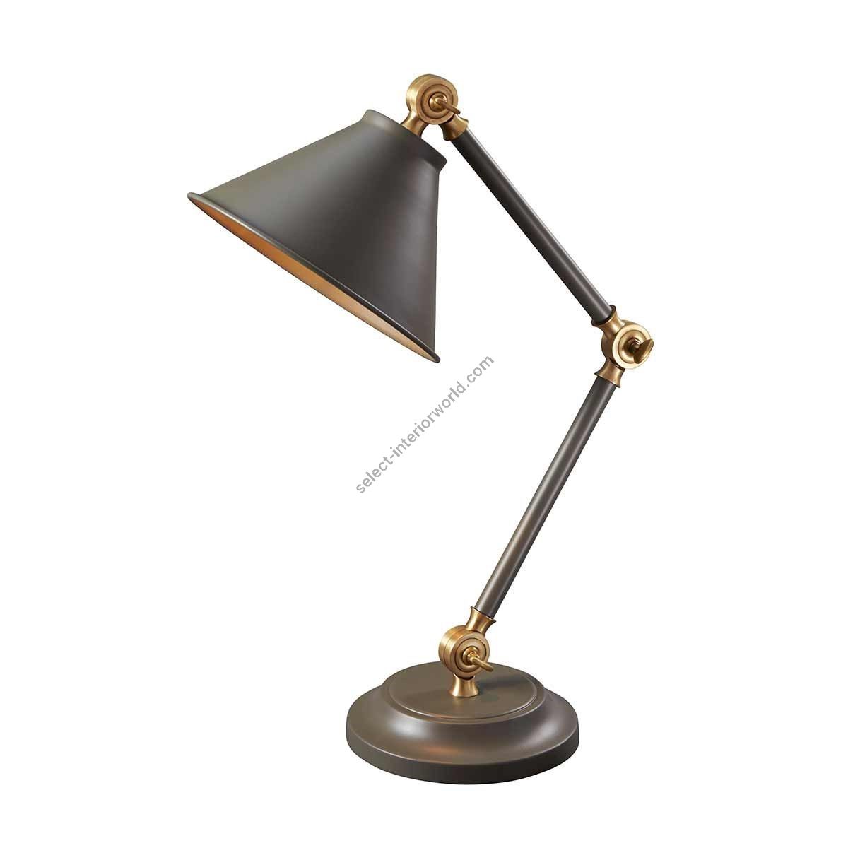 Elstead Lighting / Desk Lamps / Provence Element Mini Dark Grey & Aged Brass