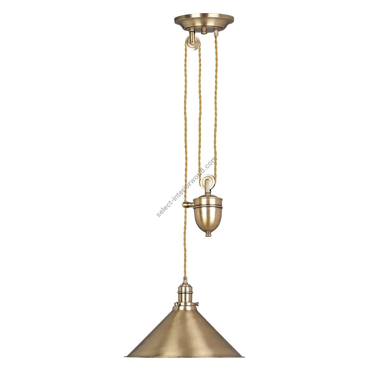 Elstead Lighting / Pendant Lights / Provence Rise and Fall Aged Brass