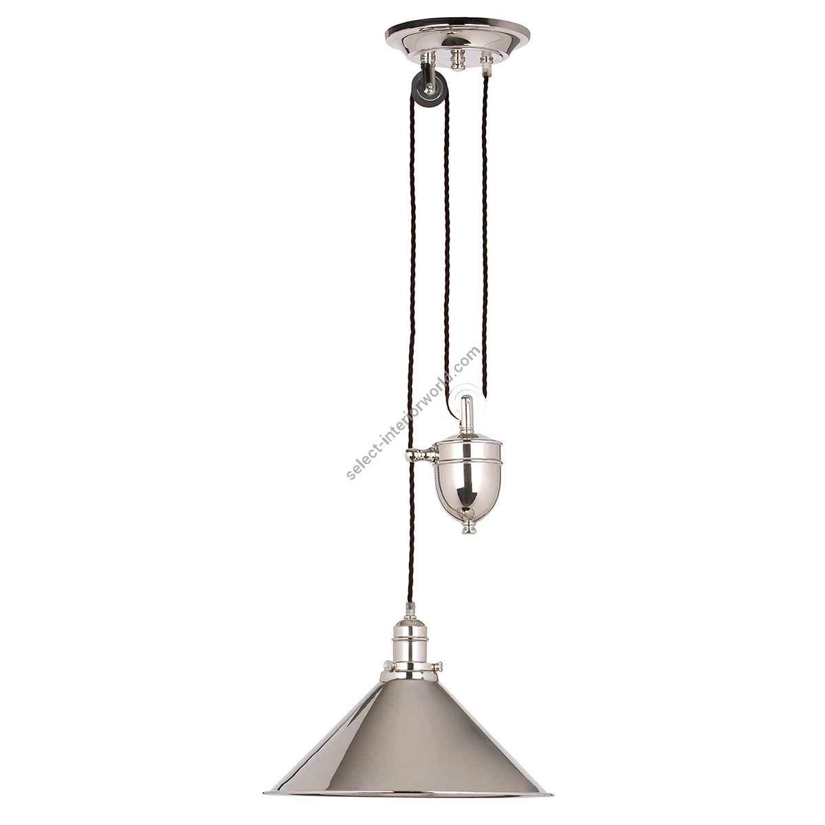 Elstead Lighting / Pendant Lights / Provence Rise and Fall Polished Nickel