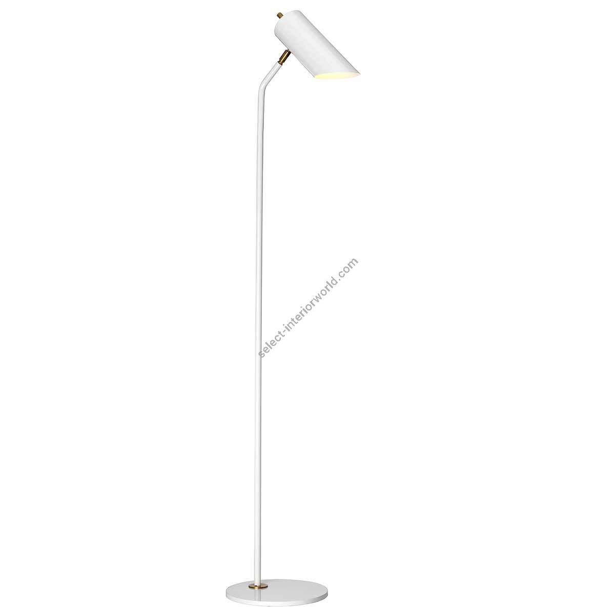 Elstead Lighting / Floor Lamps / Quinto 1 White Aged Brass