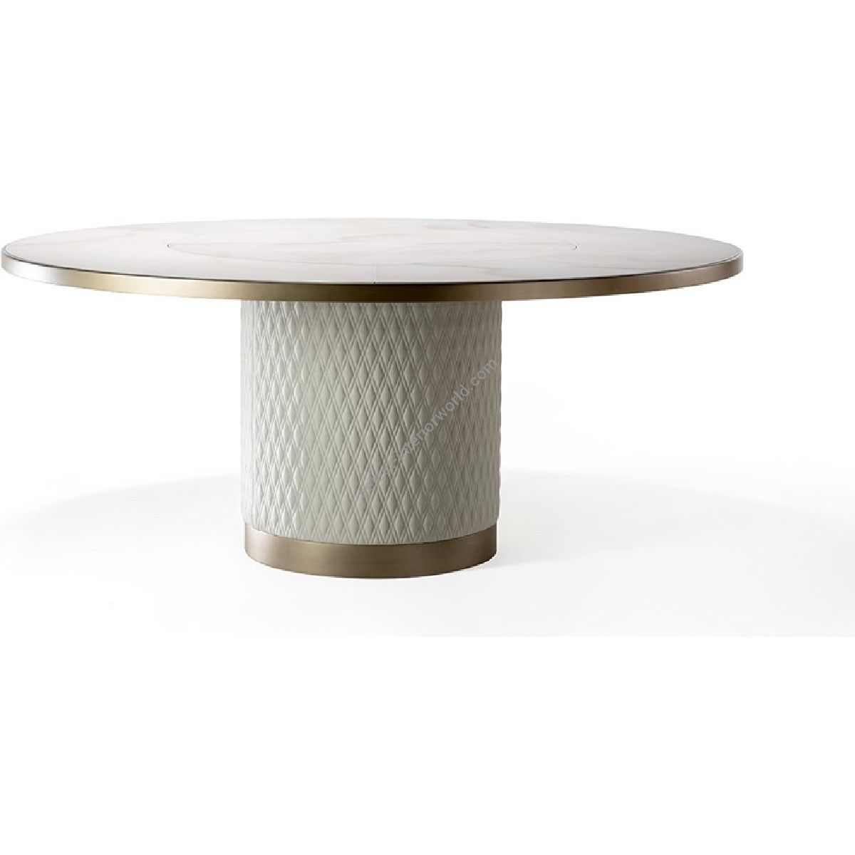 Reflex / Dining Tables / Signore Degli Anelli 72 Steel Tondo