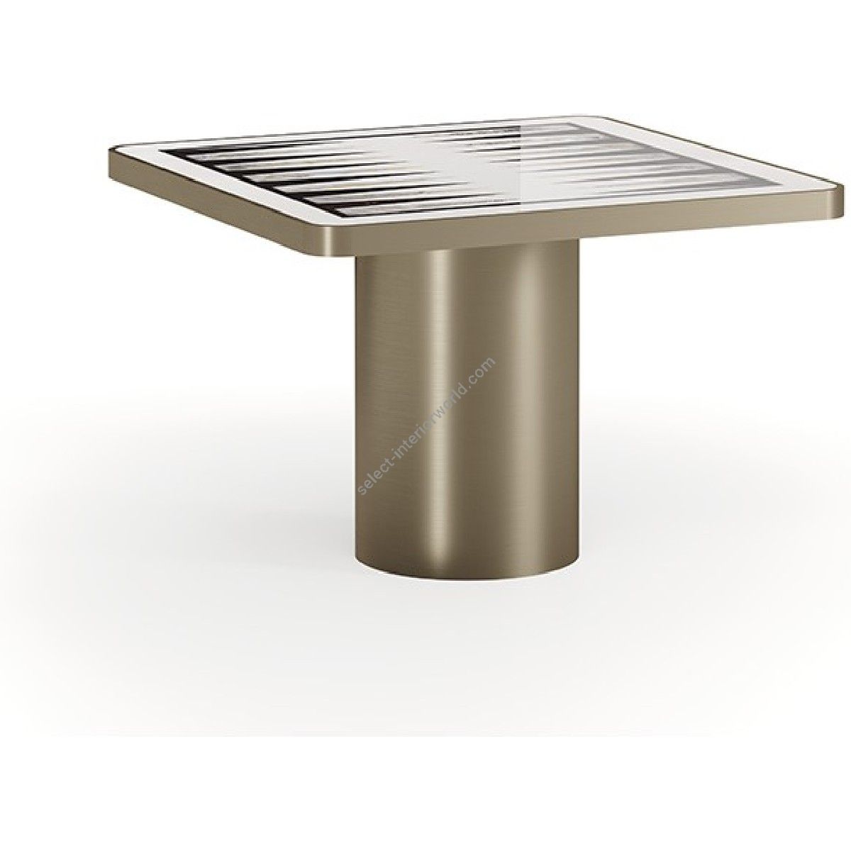 Reflex / Side Tables / Tau 40 Steel Backgammon