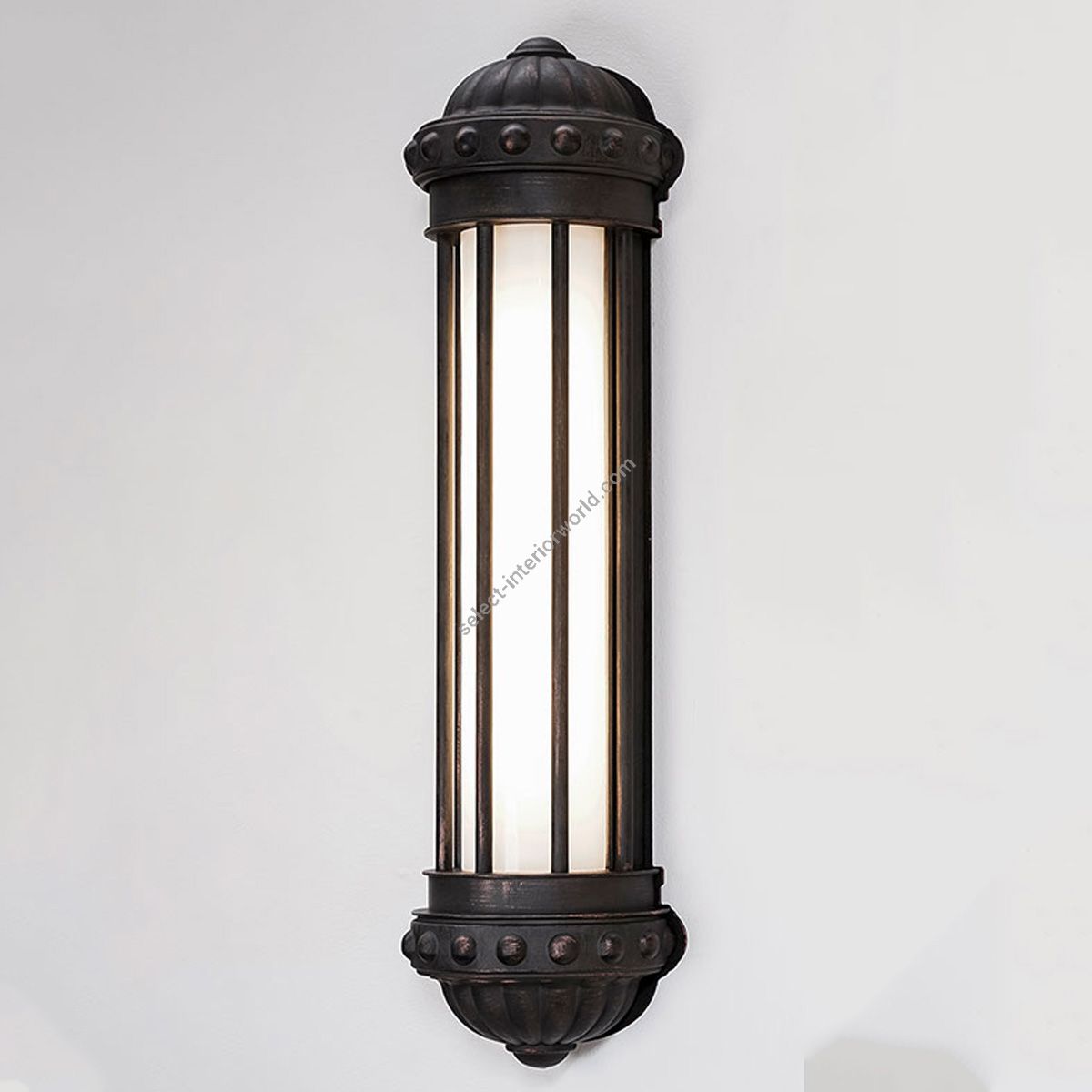 Large Historical Outdoor Wall Light made of wrought iron by Robers