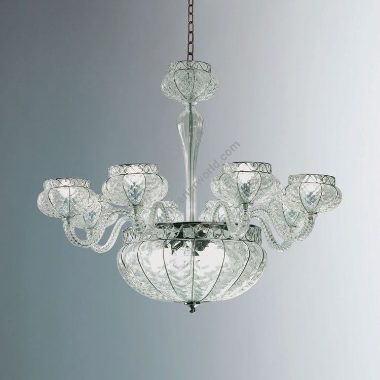 Siru / Chandeliers / Diamante RS352-080 Hand-made Murano glass
