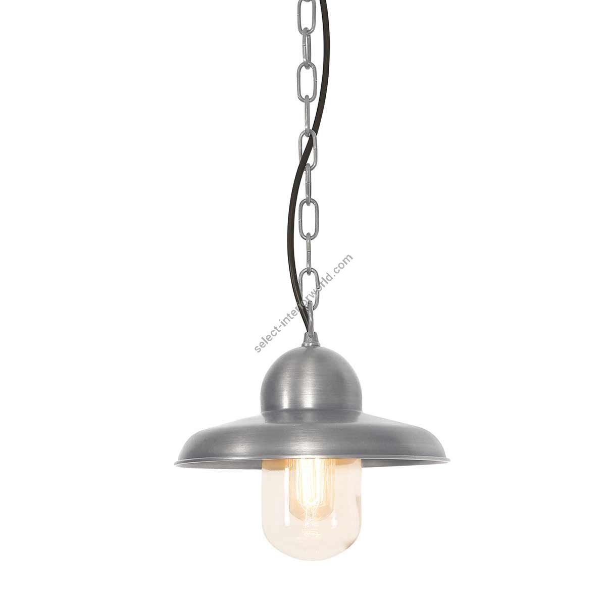 Elstead Lighting / Outdoor Pendant Lights / Somerton 1 Chain Lantern Antique Nickel