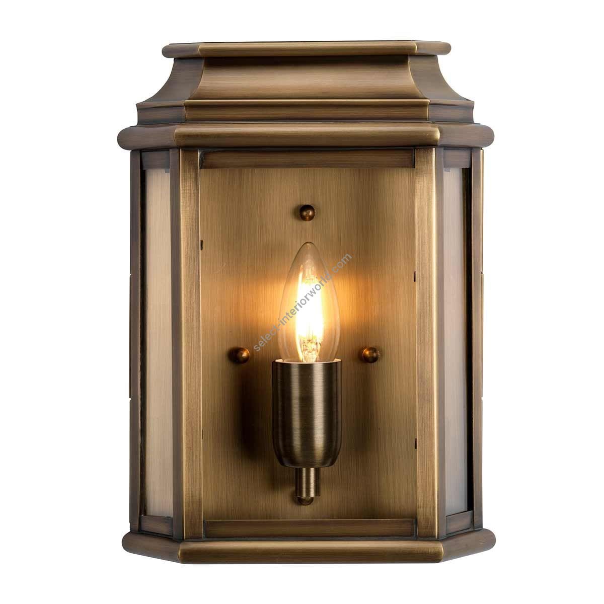 Elstead Lighting / Outdoor Wall Lights / St Martins 1 Lantern Aged Brass