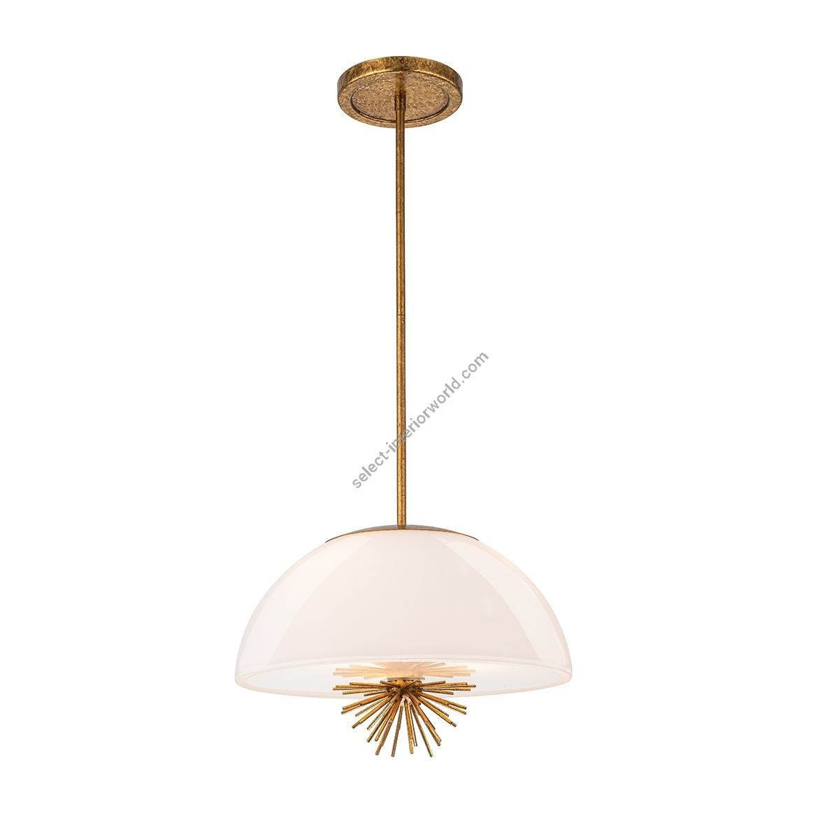 Elstead Lighting / Pendant Lights / Staring 3 lt Distressed Gold