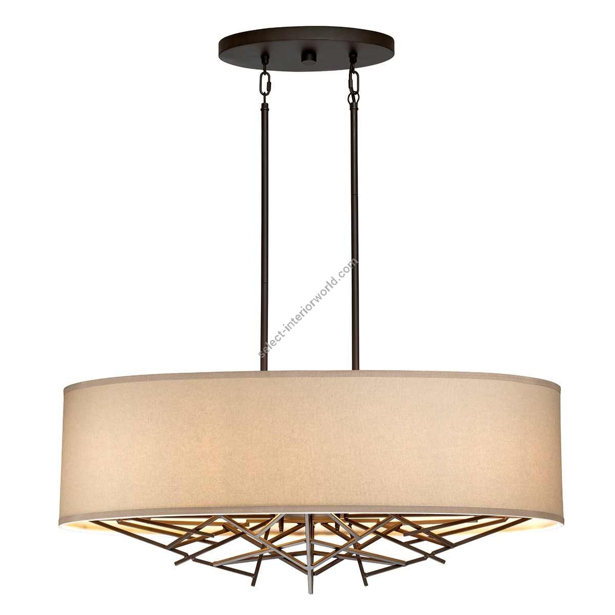 Elstead Lighting / Pendant Lights / Taiko 5 Island Old Bronze
