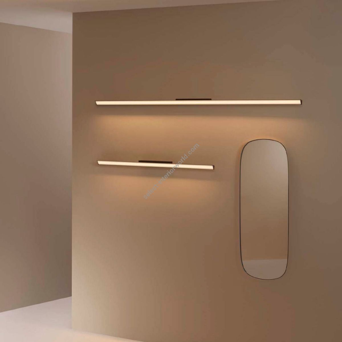 Vibia SPA / Wall & Vanity Lights LED, slanted diffuser 30° - for bathroom or other rooms 5987, 5989, 5991