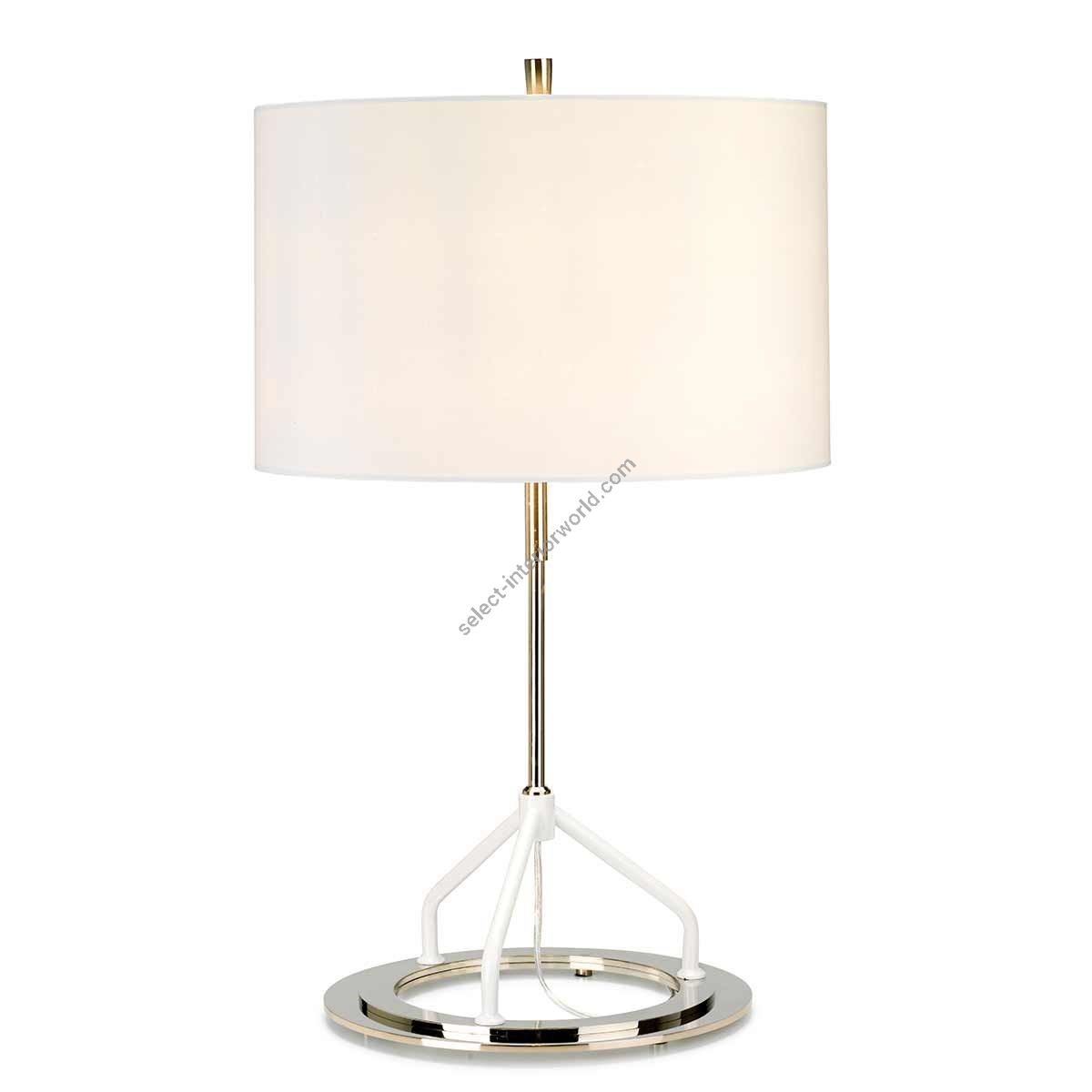 Elstead Lighting / Table Lamps / Vicenza White Polished Nickel