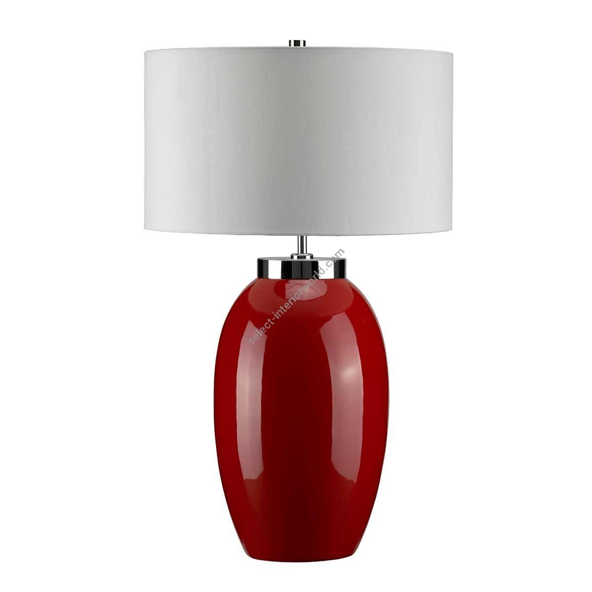 Elstead Lighting / Table Lamps / Victor 1 Large Red
