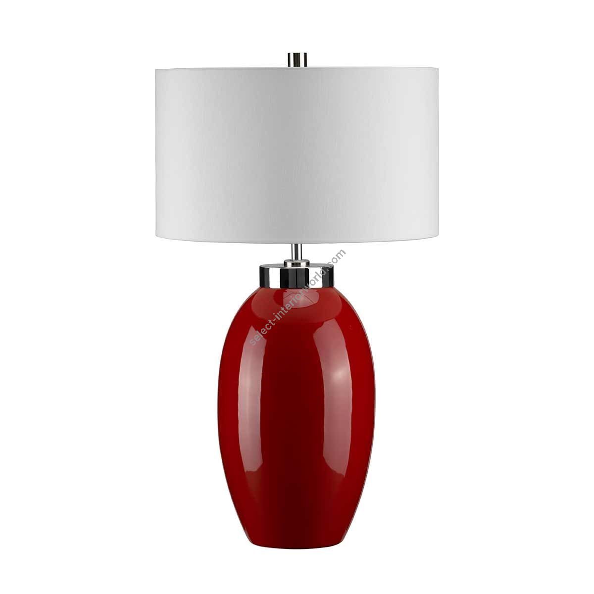 Elstead Lighting / Table Lamps / Victor 1 Small Red
