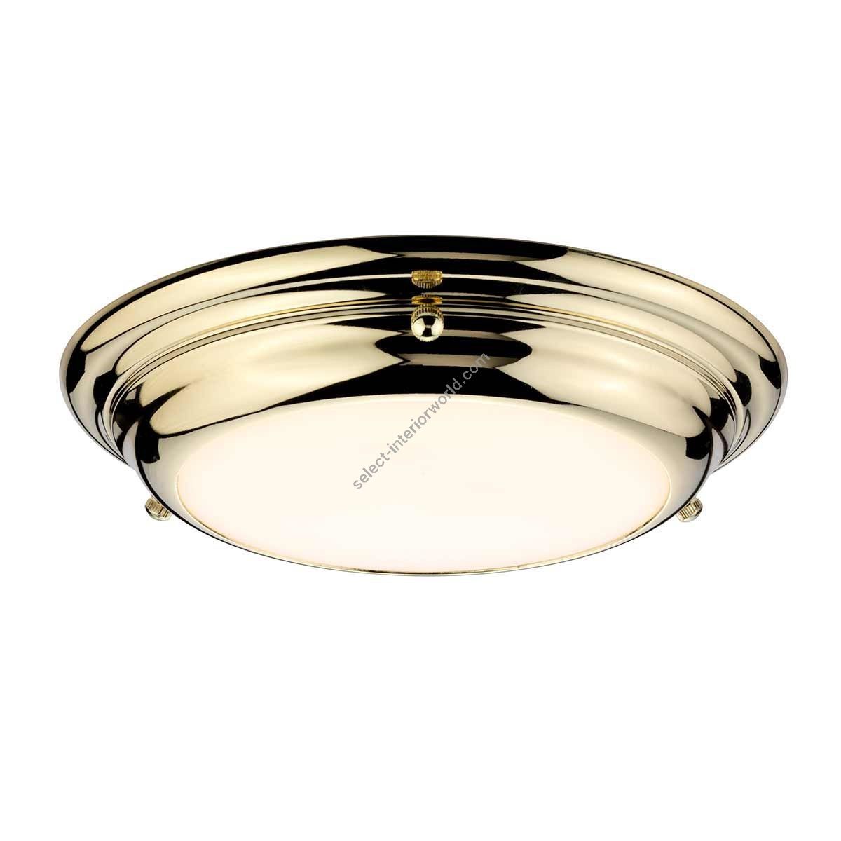Elstead Lighting / Ceiling Lights / Welland Mini LED Flush Polished Brass