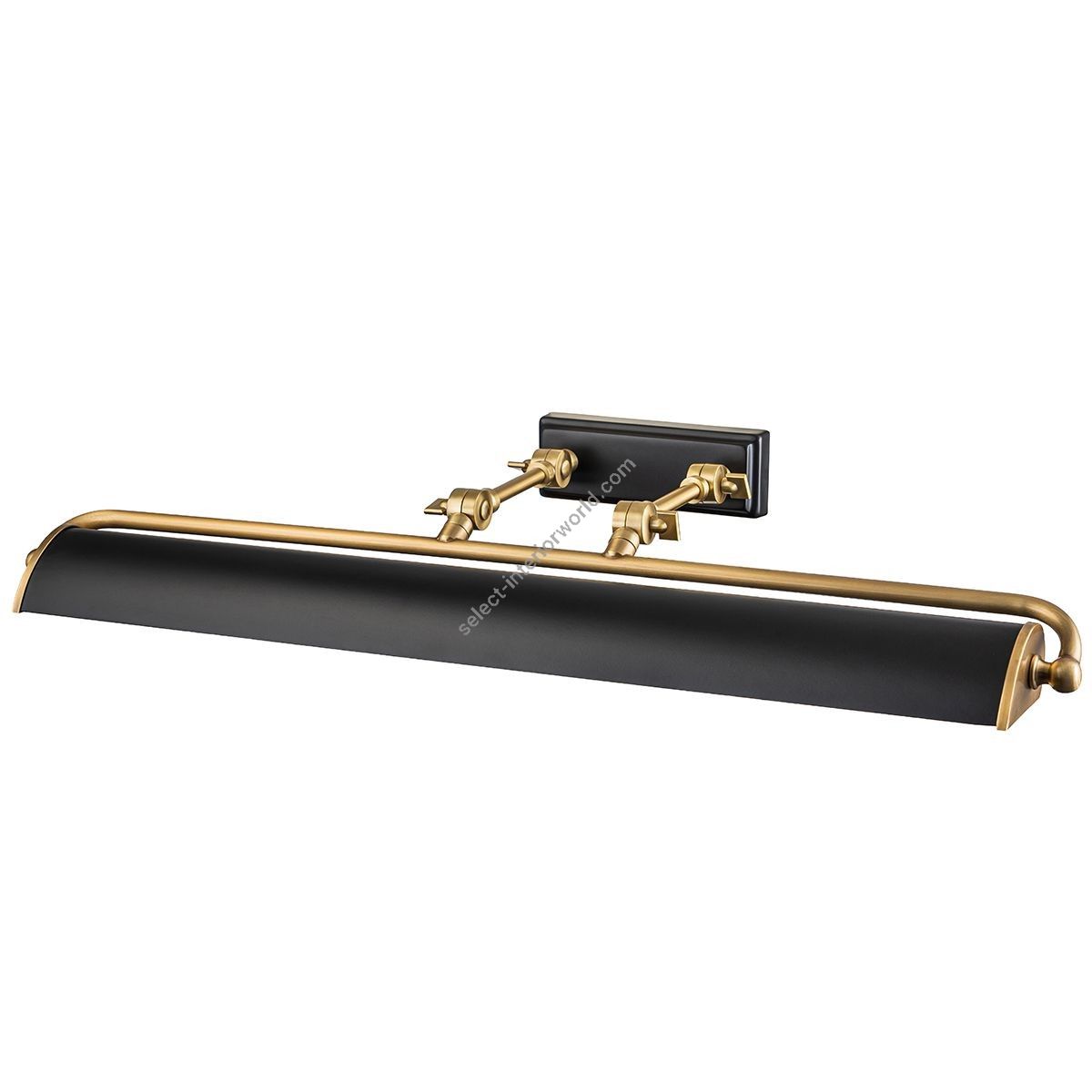 Elstead Lighting / Picture Lights / Winchfield 4lt Large Aged Brass & Matte Black