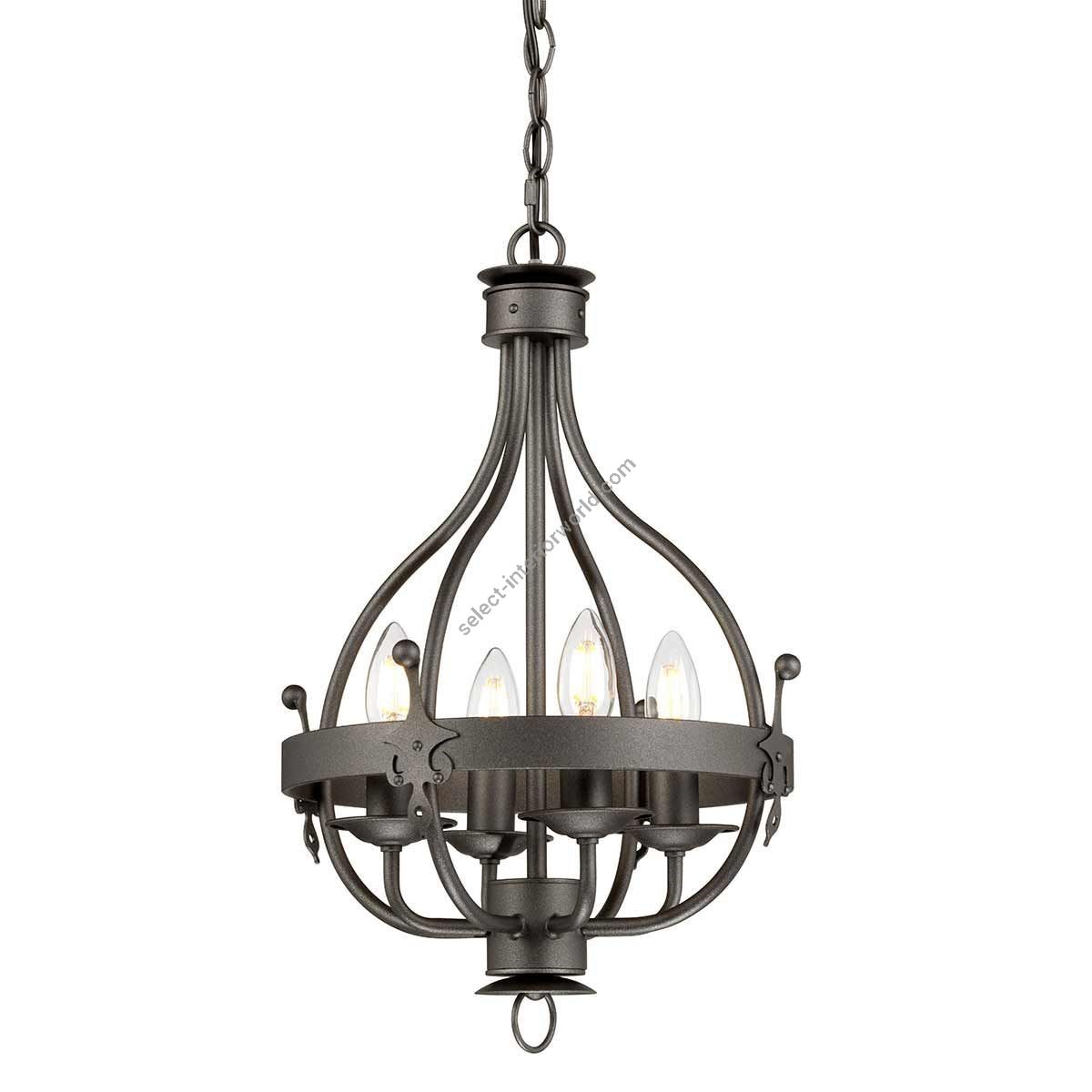 Elstead Lighting / Chandeliers / Windsor 4 Graphite