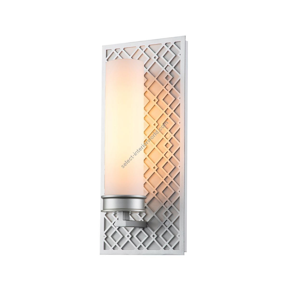 Elstead Lighting / Wall Lights / Ziggy Lacquered Silver