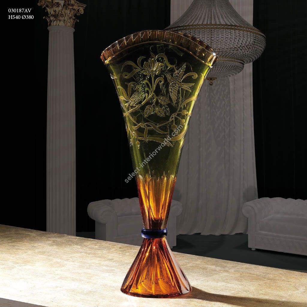 Italian Luxury Lighting / Vases / Crystal 54 cm 030187AV