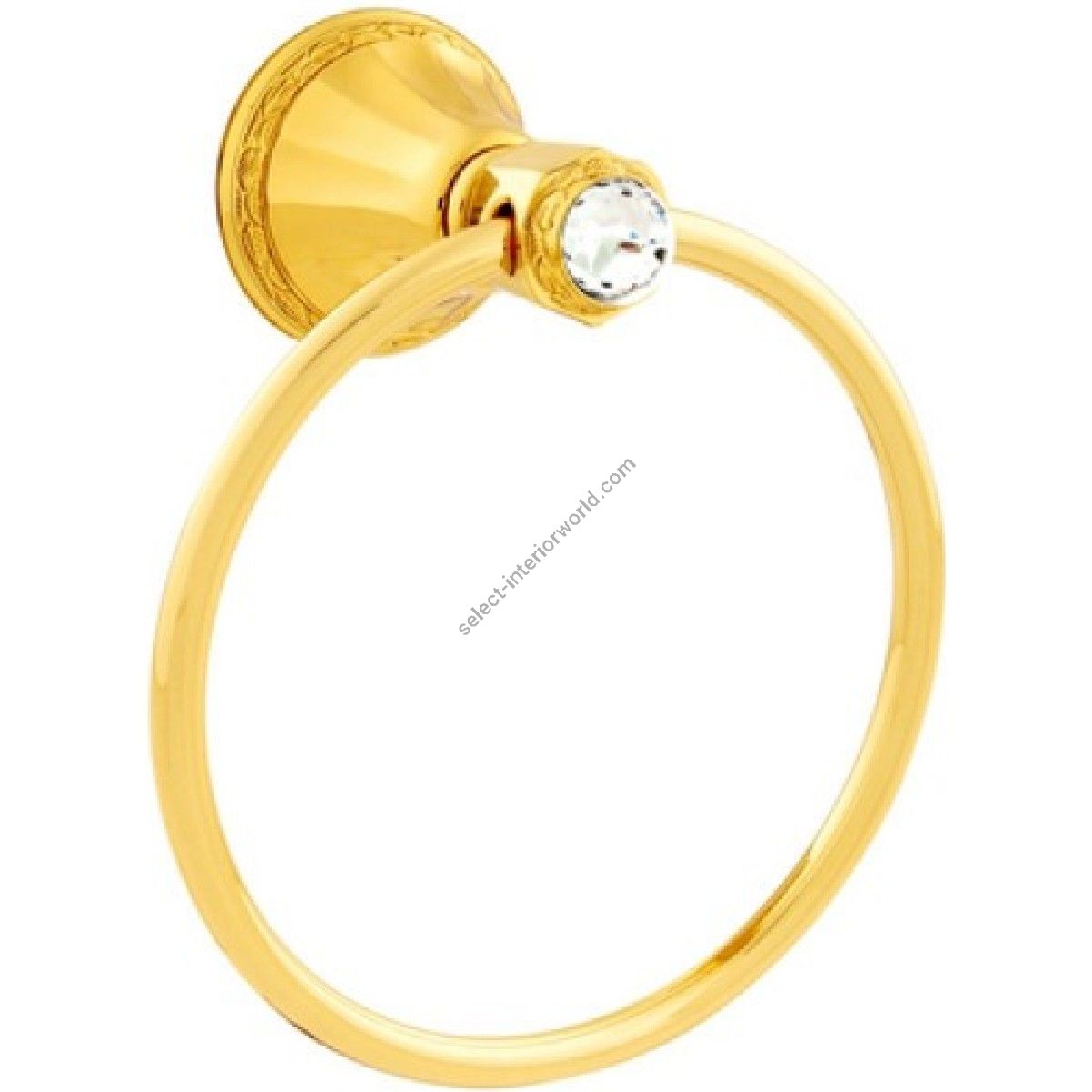 Bronces Mestre / Towel Holders / Towel ring diameter 165mm with Swarovski crystal 058273.000.01