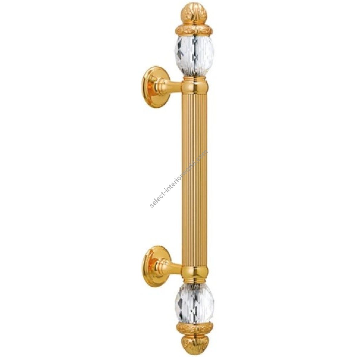Bronces Mestre / Door Handles / Clasica 340mm on rosettes with Swarovski crystal 0N4765.000.01