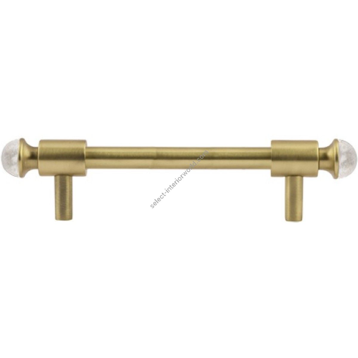 Bronces Mestre / Furniture Handles / Metropolis Precious with quartz stone 64mm between centers 0T5000.QT128.30