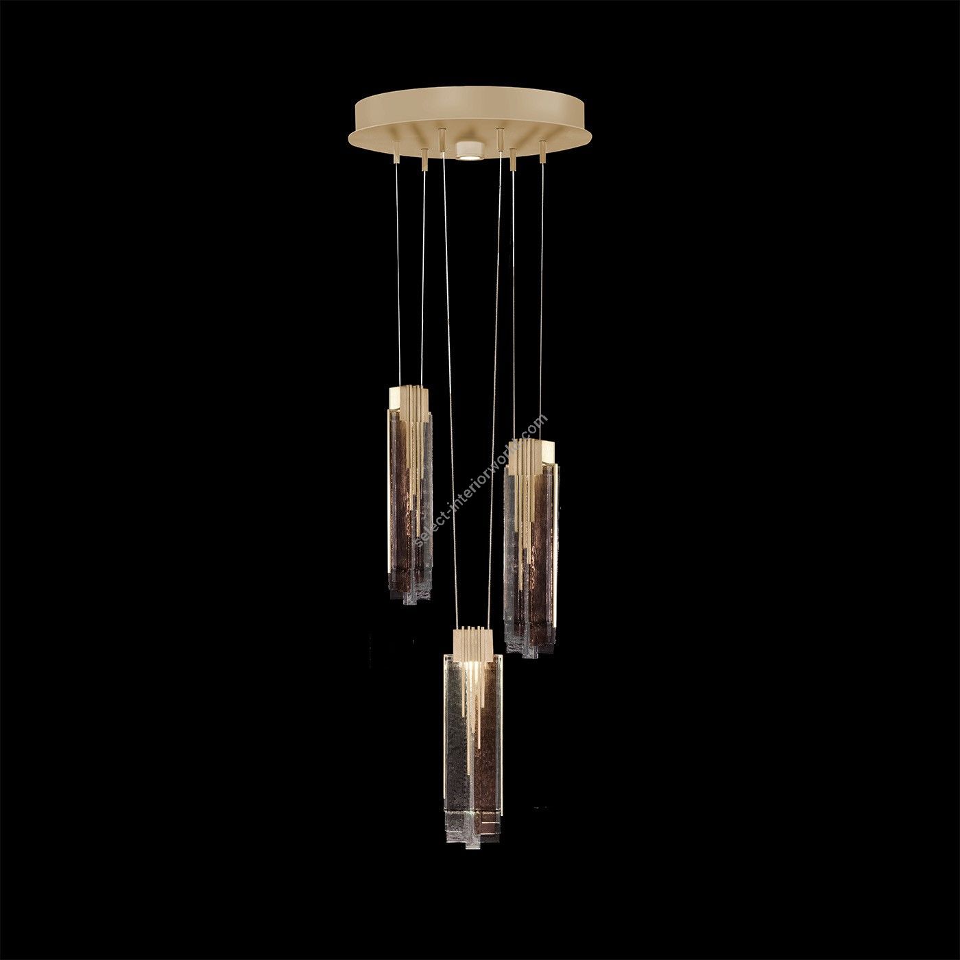 Fine Art Handcrafted Lighting / Pendants & Suspension Lights / Arpeggio 16″W Round Pendant