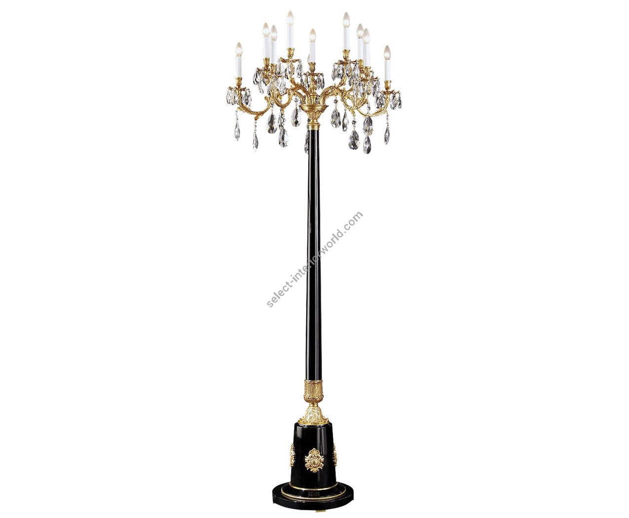 Mariner / Floor Lamps / Casted Bronze & Scholer crystal 19879.0