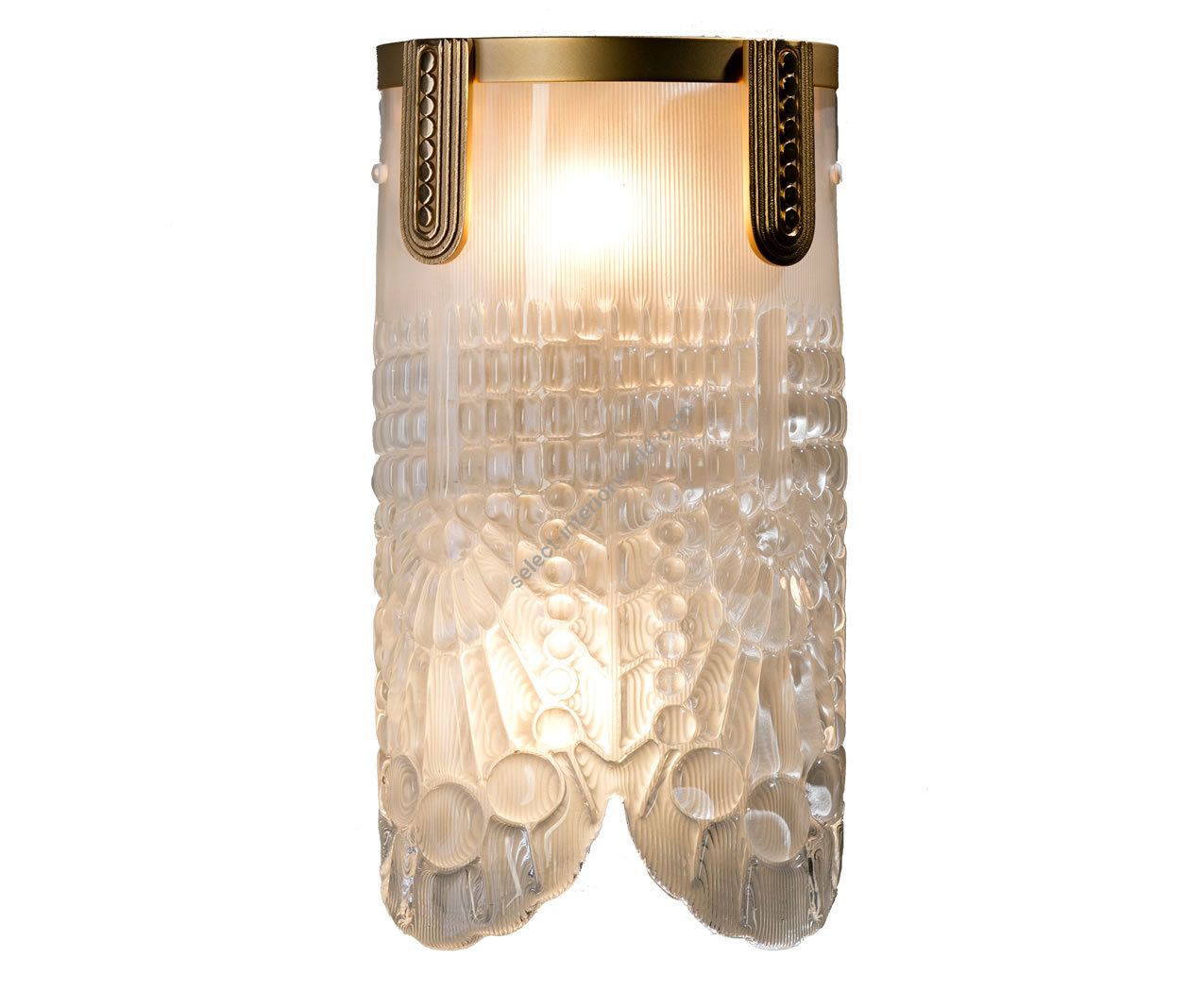 Mariner / Wall Sconces / Brass & Gold 24K Venetian glass 20142.1
