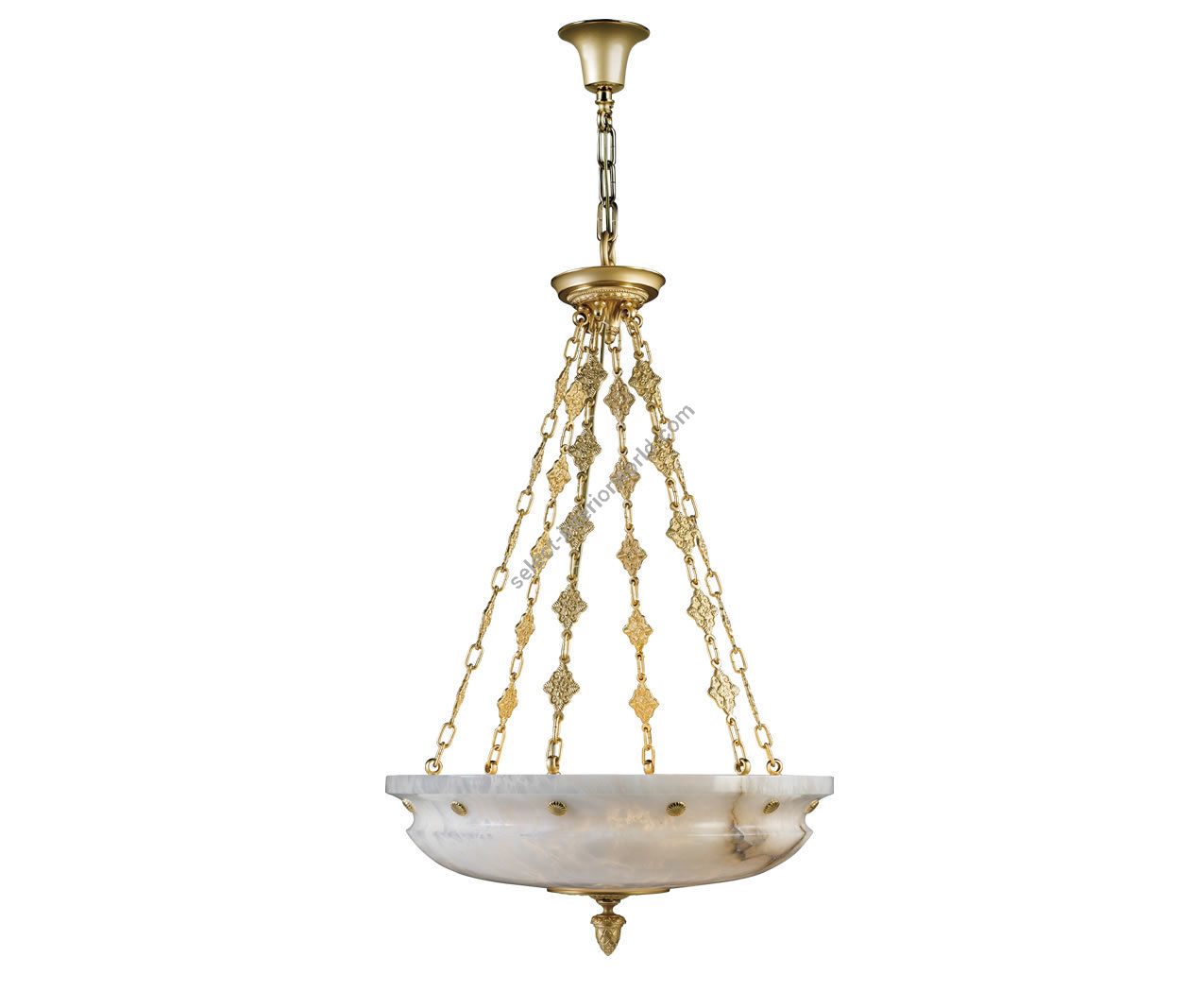 Mariner / Pendants & Suspension Lights / Casted Bronze & Alabaster 20167.0