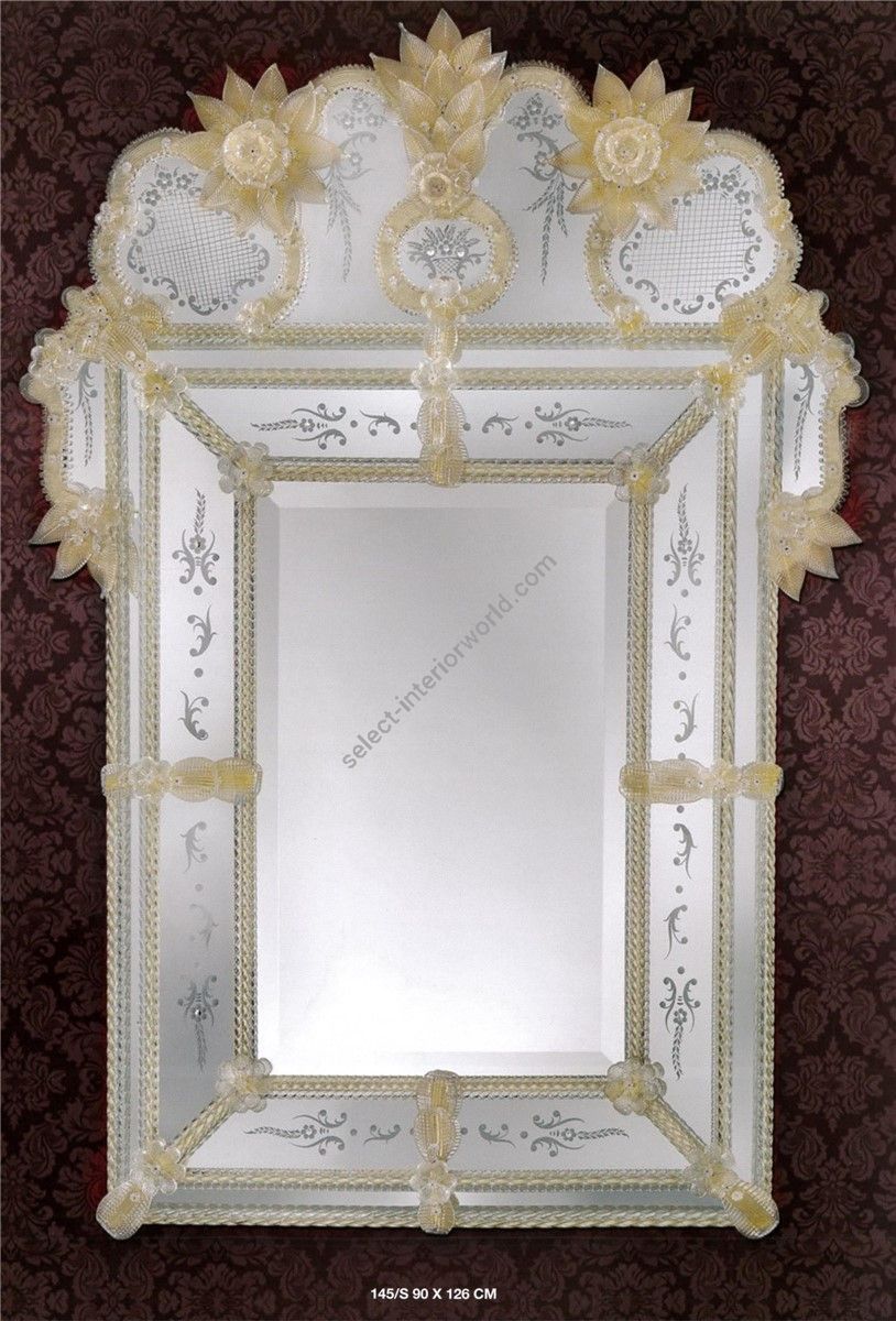 Italian Luxury Lighting / Wall Mirrors / Fantastic Venetian Glass 145S