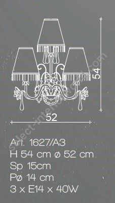 Il Paralume Marina / Wall Lamp / 1627/A3
