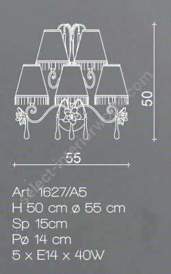 Il Paralume Marina / Wall Lamp / 1627/A5
