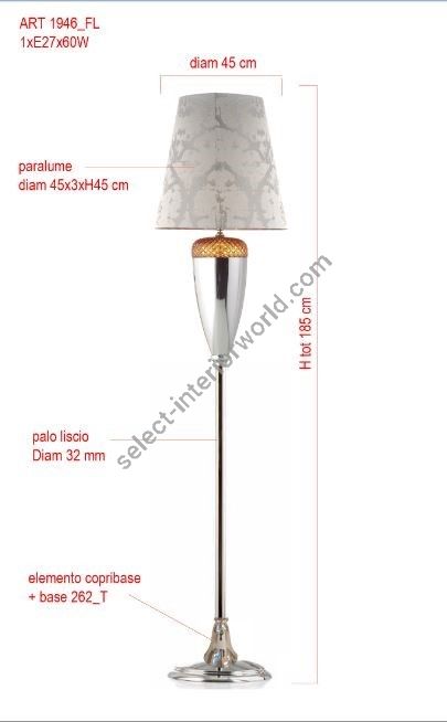 Il Paralume Marina / Floor Lamps / 1946/FL/AM