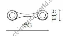 Il Paralume Marina / Ceiling Lamp / 2194/BI