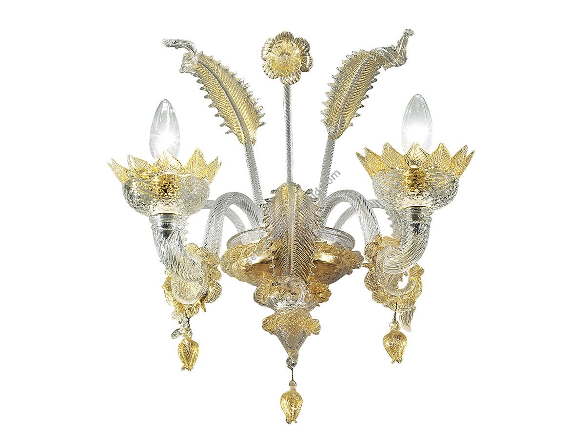 Glass & Glass Murano / Wall Sconces / Traditional Venetian chandeliers TVC2208A