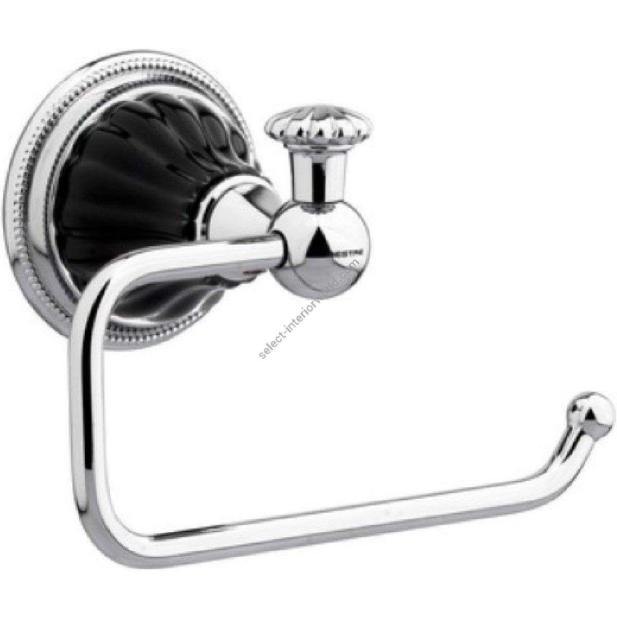 Bronces Mestre / Toilet Roll Holders / Artica with Black porcelain 233577.N000.50
