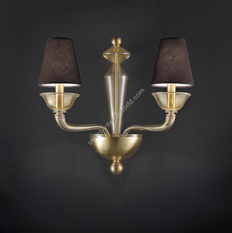 Glass & Glass Murano / Wall Sconces / Contemporary Venetian chandeliers CVC25020AP