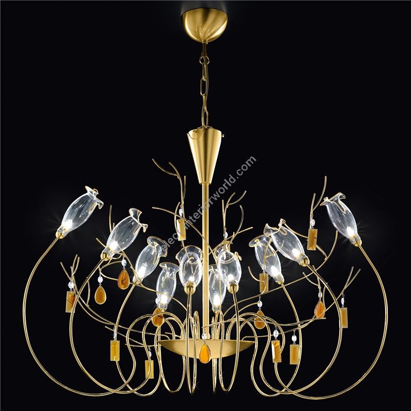 Patrizia Volpato / Chandeliers / Bon Ton 24 Karat Gold 390-S