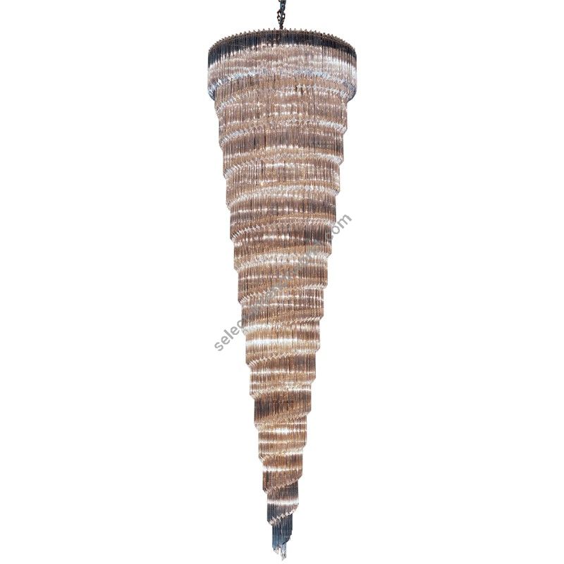 Patrizia Volpato / Cascade Lights / Cristalli Murano Glass 24 Karat Gold