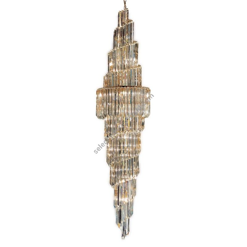 Patrizia Volpato / Cascade Lights / Cristalli Murano Glass 24 Karat Gold PV-5051