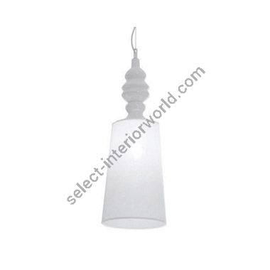 Karman / Pendants & Suspension Lights / Alì e Babà 25cm Ceramic & shade linen SE623BS