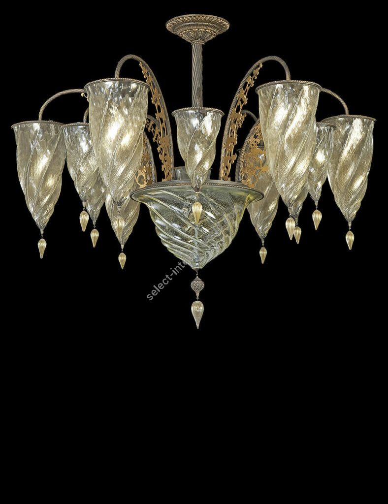 Archeo Venice Design / Suspension Lights / Fountain F7/13 Gold