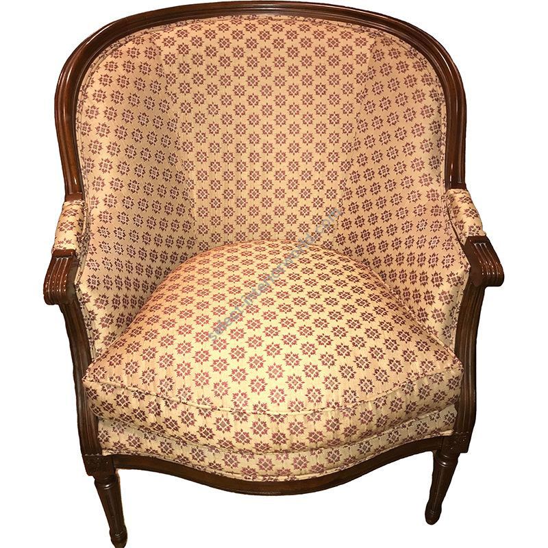 Baker Furniture / Armchairs/ 30295 with high quality fabric and wood handmade