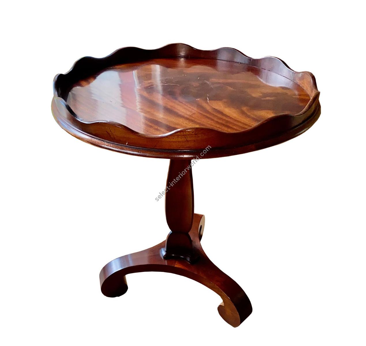 Baker Furniture / Round Side Table / Milling Road