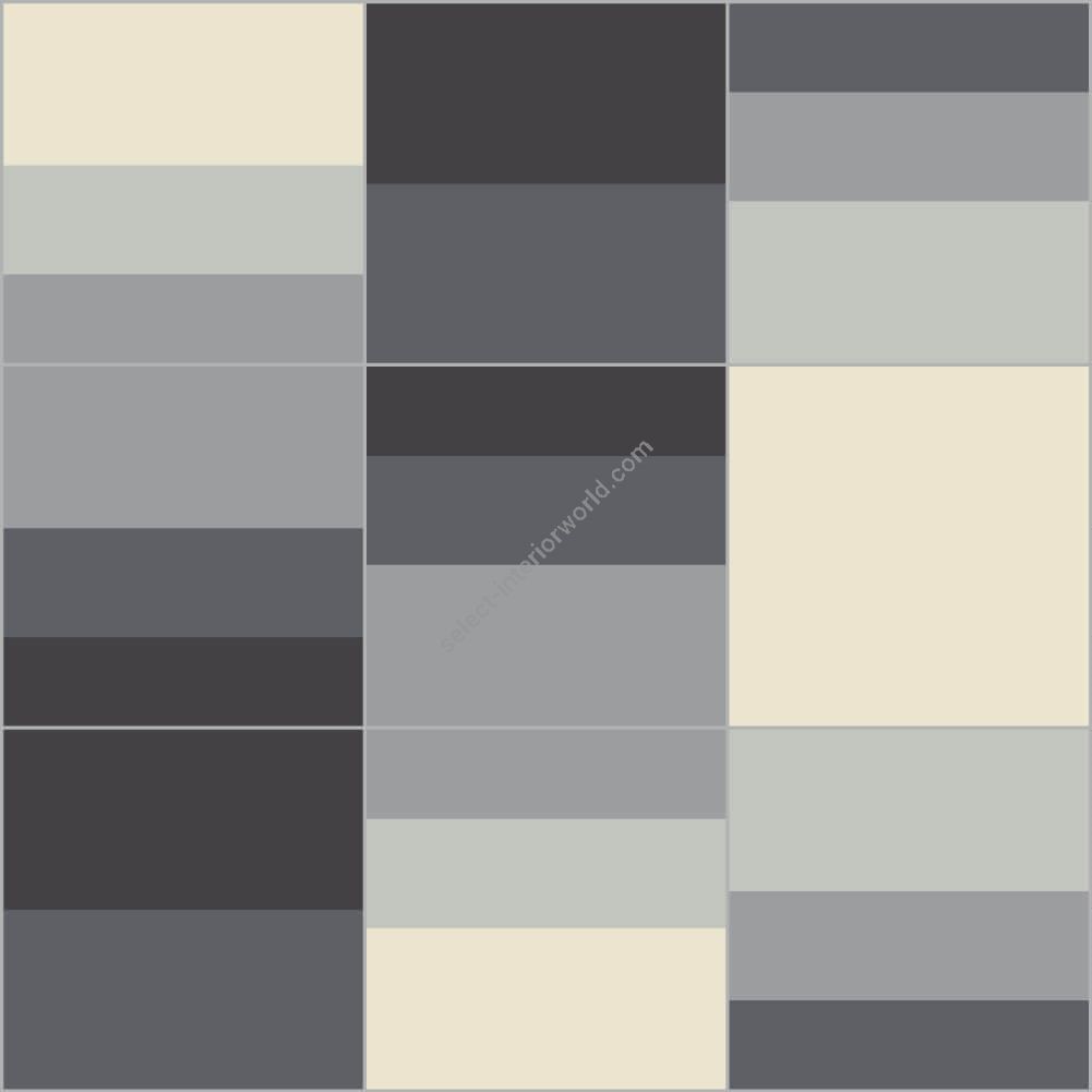 Bisazza / Cementiles / Swing Charcoal