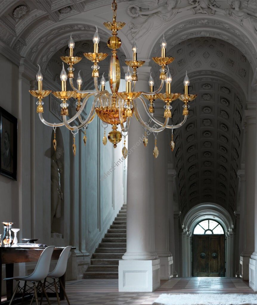 Euroluce Lampadari / Chandeliers / Bloom L8+4