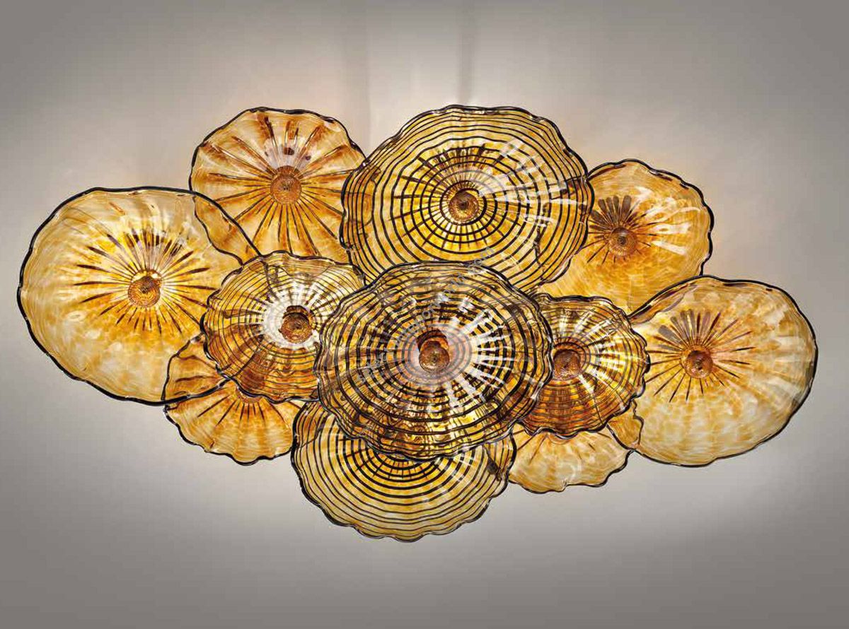 Glass & Glass Murano / Semi-Flush Mounts / Habitat Creative 1 ART. 170/P