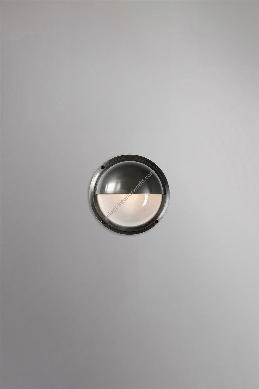 Original BTC / Wall Lights / Brass Bulkhead with Eyelid Shield 7225