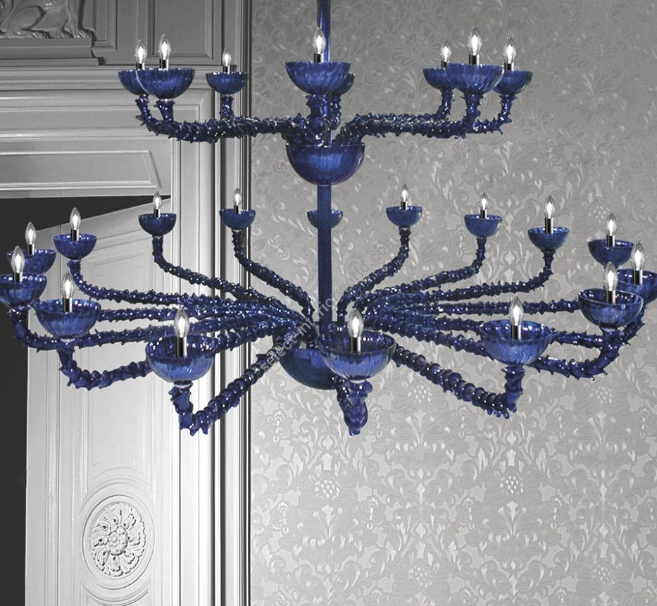 Glass & Glass Murano / Chandeliers / Contemporary Venetian chandeliers C-1920/24
