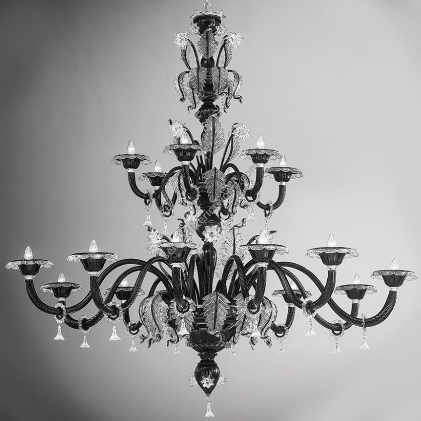Glass & Glass Murano / Chandeliers / Traditional Venetian chandeliers C-28010/18
